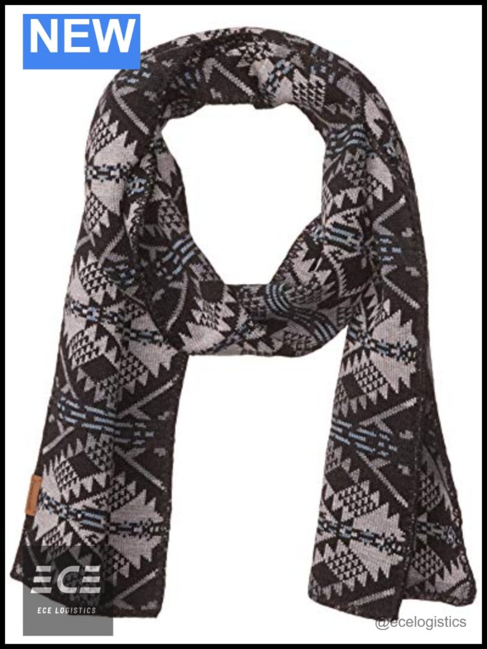 Pendleton Whisperwool Muffler Scarf 100% Wool Knit Cold Weather Wrap
